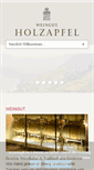 Mobile Screenshot of holzapfel.at